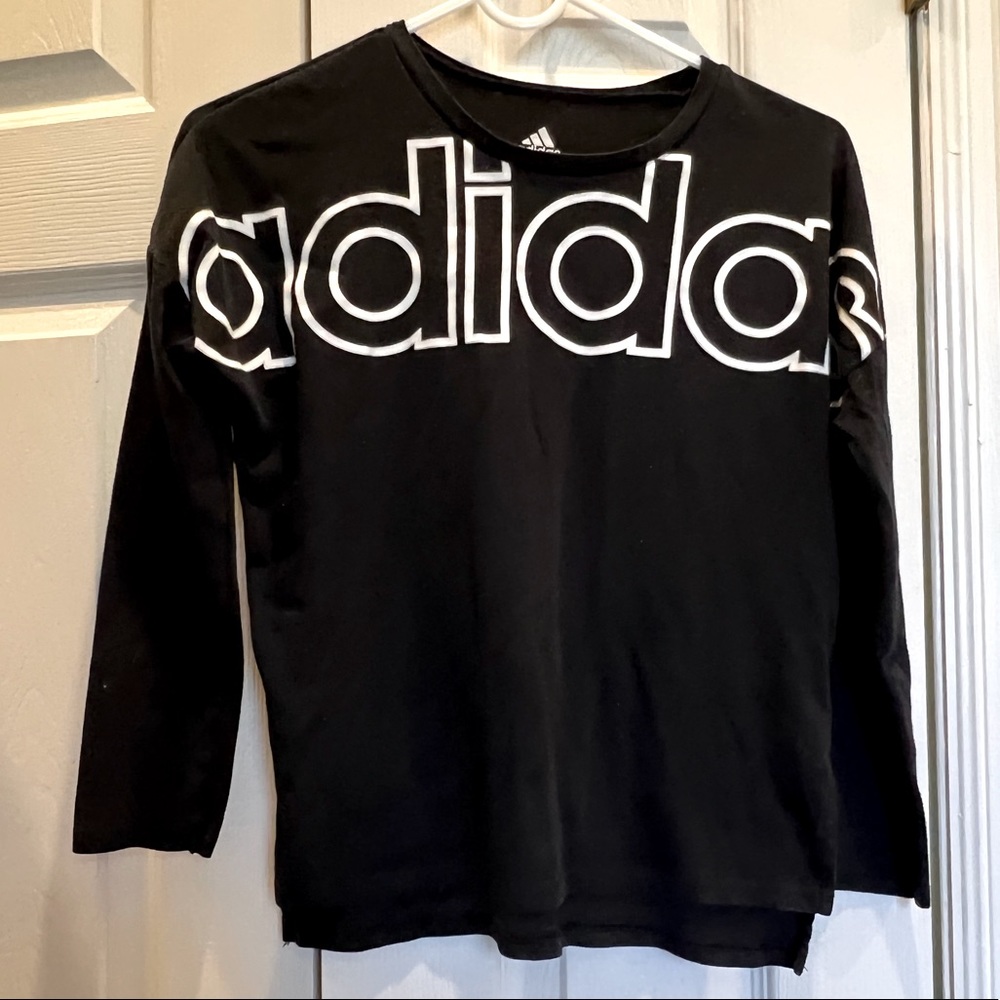 Adidas girls large (14) long sleeve t-shirt.